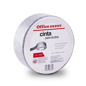 Cinta Adhesiva para Ductos Office Depot / 54.86 m x 4.8 cm / Gris