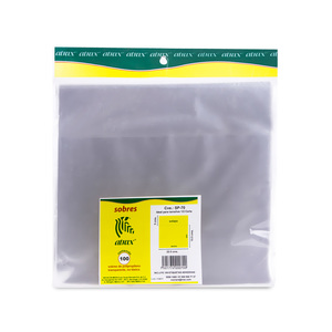 SOBRE DE PLASTICO ATRAX (TRANSPARENTE, 100 PZS.) SOBRE DE PLASTICO ATRAX (TRANSPARENTE, 100 PZS.)