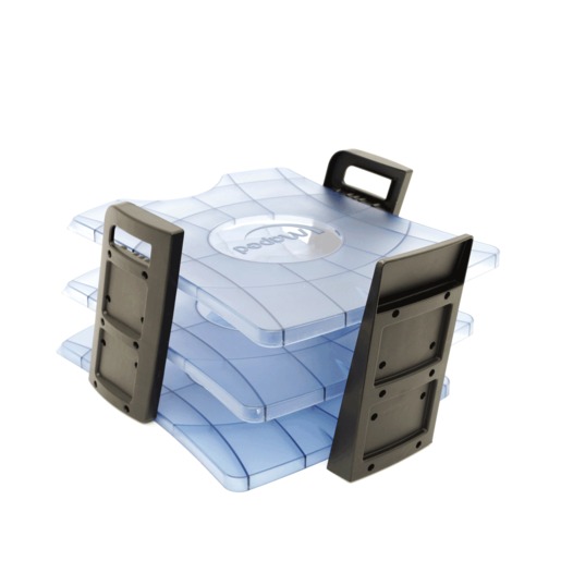 Charola para Documentos Maped Carta 3 niveles Azul