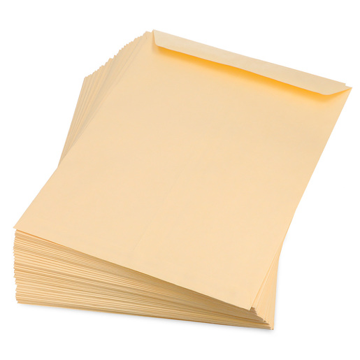 Sobres de Papel con Solapa Engomada Carta Office Depot / Manila / 50 Piezas