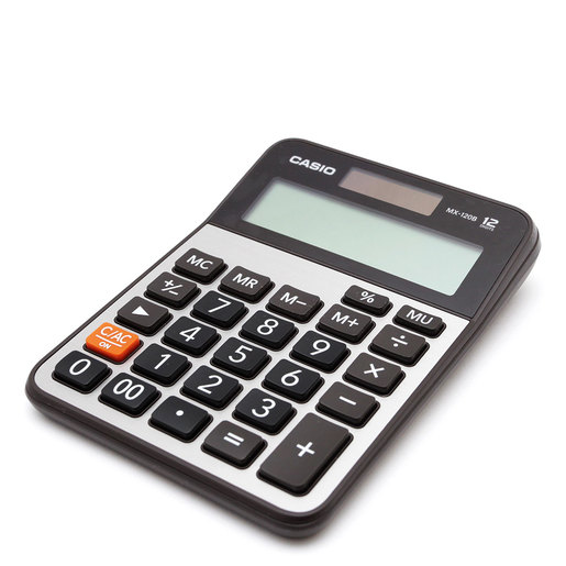 Calculadora Básica Casio MX-120B / 12 dígitos / Negro