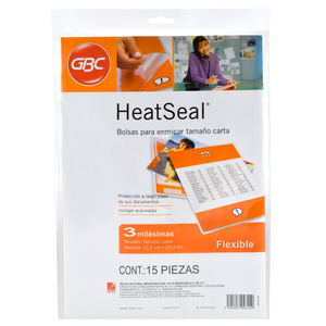 MICA TERMICA CARTA GBC (15 PZS., 3 MIL) MICA TERMICA CARTA GBC (15 PZS., 3 MIL)