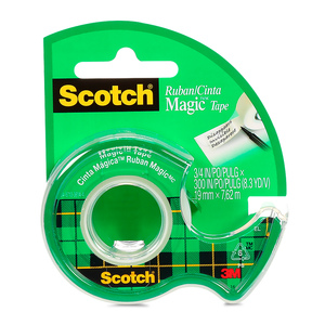 Cinta Mágica Invisible con Despachador Scotch 810 19 mm x 7.6 m Cinta Mágica Invisible con Despachador Scotch 810 19 mm x 7.6 m