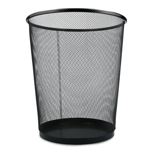 Bote de Basura Mesh Office Depot Metal Negro