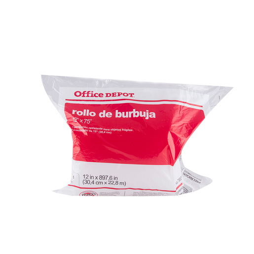 Rollo de Burbuja Office Depot / 30.4 cm x 22.8 m / Transparente