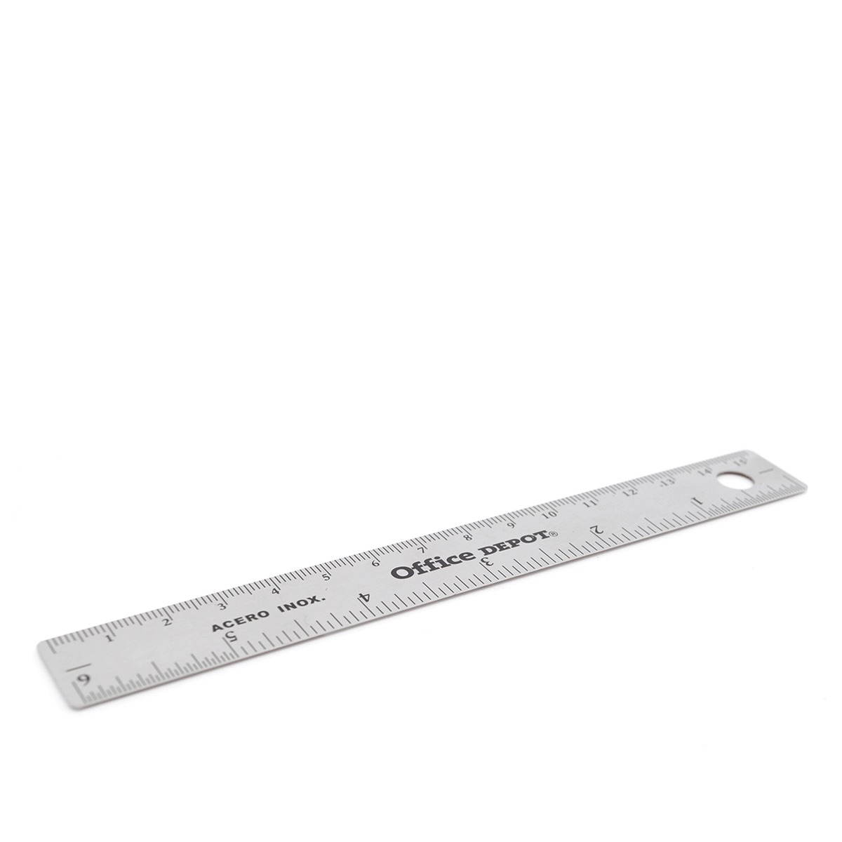 Regla de 15 cm Office Depot Acero Inoxidable
