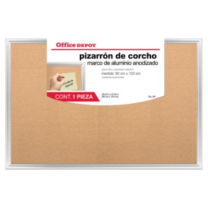 Pizarrón de Corcho Office Depot / 90 x 120 cm