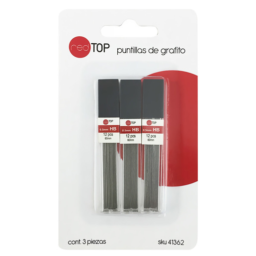 Puntillas para Lapicero Red Top 0.5 mm 3 piezas
