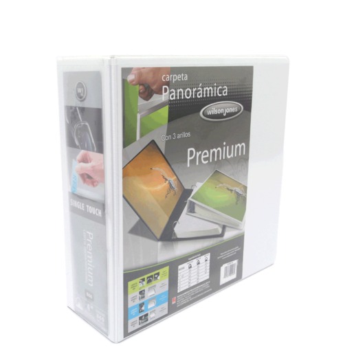 CARPETA ARILLO D WILSON JONES PREMIUM (BLANCO, CARTA, 4 PULG.)