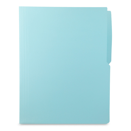 Folders Carta con Media Ceja Office Depot Azul 25 piezas | Office Depot ...