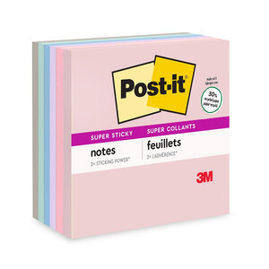 Notas Adhesivas 3M Post-It Super Sticky Frutal / Colores surtidos / 7.6 x 7.6 cm Notas Adhesivas 3M Post-It Super Sticky Frutal / Colores surtidos / 7.6 x 7.6 cm