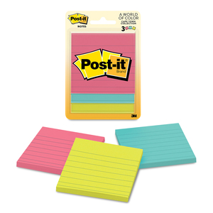 Notas Adhesivas 3M Post-It Jaipur 6301 / Colores surtidos / 7.6 x 7.6 cm