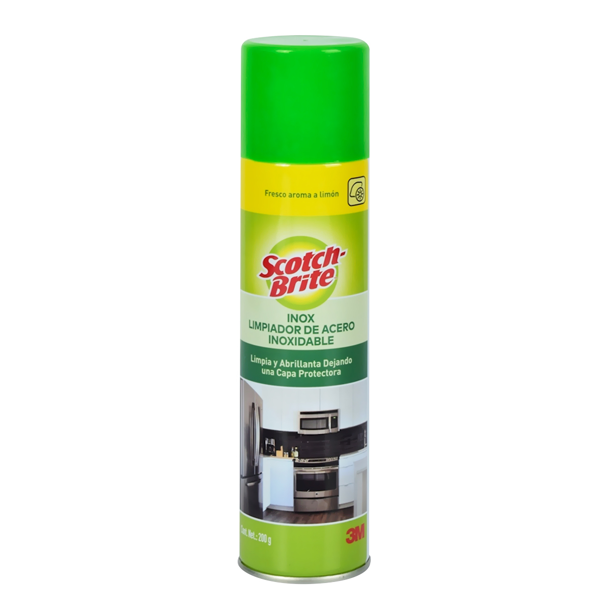 Limpiador para Acero Inoxidable 3M Scotchgard INOX / 200 ml