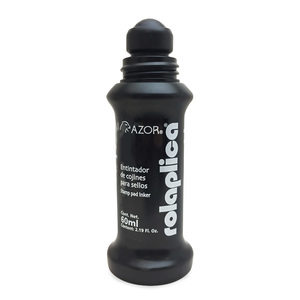 Tinta para Sellos Azor Rolaplica Negro 60 ml Tinta para Sellos Azor Rolaplica Negro 60 ml