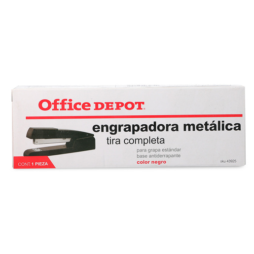 Engrapadora de Tira Completa Office Depot / Metálica / Negro / 20 Hojas