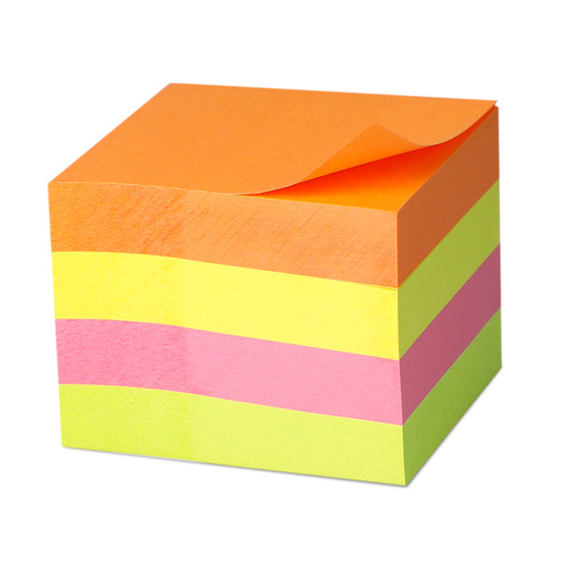 Mini Notas Adhesivas Office Depot / Colores Neón surtidos / 2 x 2 cm