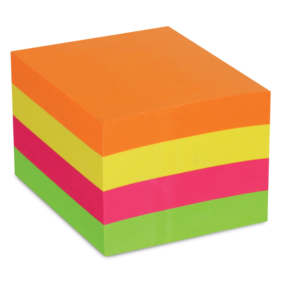 Mini Notas Adhesivas Office Depot / Colores Neón surtidos / 2 x 2 cm