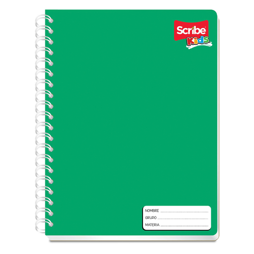 Cuaderno Profesional Scribe Kids Espiral Cuadro Chico 100 hojas