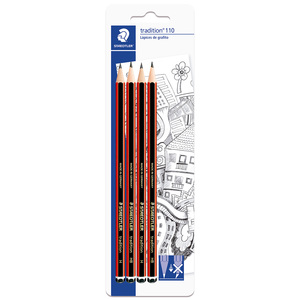 Lápices de Grafito Staedtler Graduaciones Diferentes 4 piezas Lápices de Grafito Staedtler Graduaciones Diferentes 4 piezas