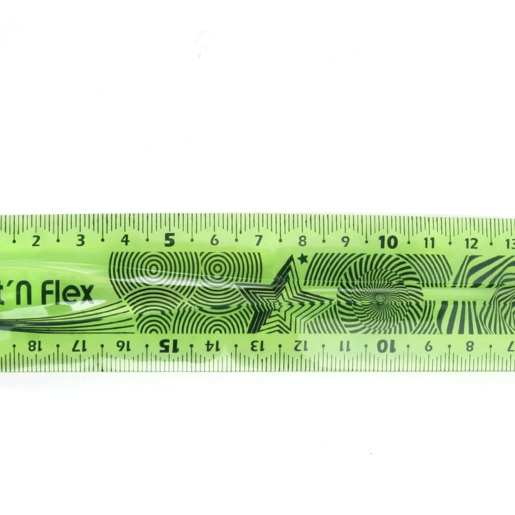 REGLA FLEXIBLE MAPED TWIST N FLEX (VERDE, 20 CM)