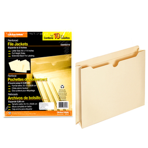 Folders Carta Expandible Globe Weis / Manila / 10 piezas Folders Carta Expandible Globe Weis / Manila / 10 piezas