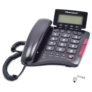 TELEFONO ALAMBRICO MODERNPHONE TC-1812 (NEGRO) TELEFONO ALAMBRICO MODERNPHONE TC-1812 (NEGRO)