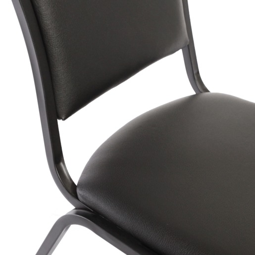 SILLA APILABLE DUREX COSTA RICA (NEGRO, VINIPIEL)