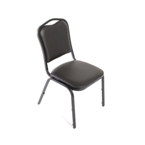 Silla Apilable Durex Costa Rica / Vinipiel / Negro Silla Apilable Durex Costa Rica / Vinipiel / Negro