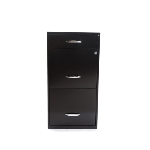 ARCHIVERO OFFICE DESIGNS (NEGRO, 3 GAVETAS)