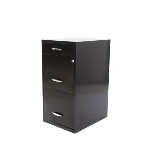 ARCHIVERO OFFICE DESIGNS (NEGRO, 3 GAVETAS)