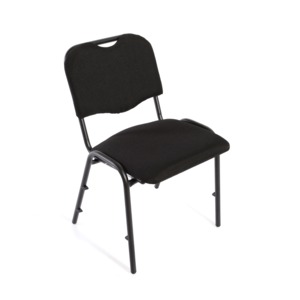 Silla Apilable Durex Milano / Tela / Negro Silla Apilable Durex Milano / Tela / Negro