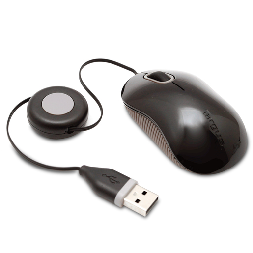 Mini Ratón con Cable USB, Ratón Portátil con Cable Retráctil de 68 Cm para  Computadoras Y Portátiles Ratón de Viaje Compacto Ratón con Cable Ajustable