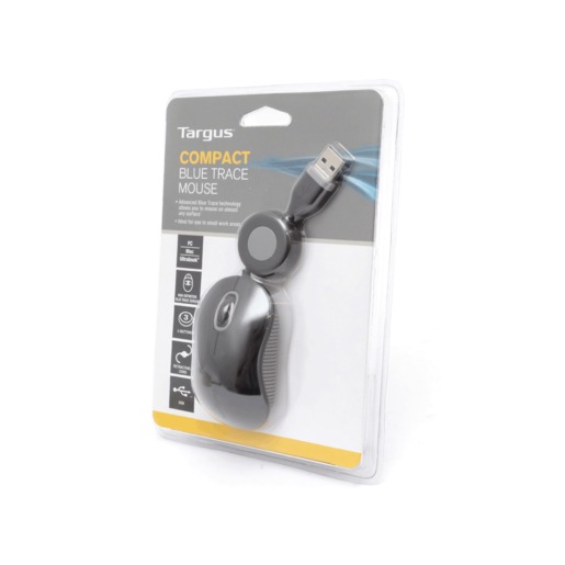 MOUSE ALAMBRICO TARGUS MINI (NEGRO, USB)