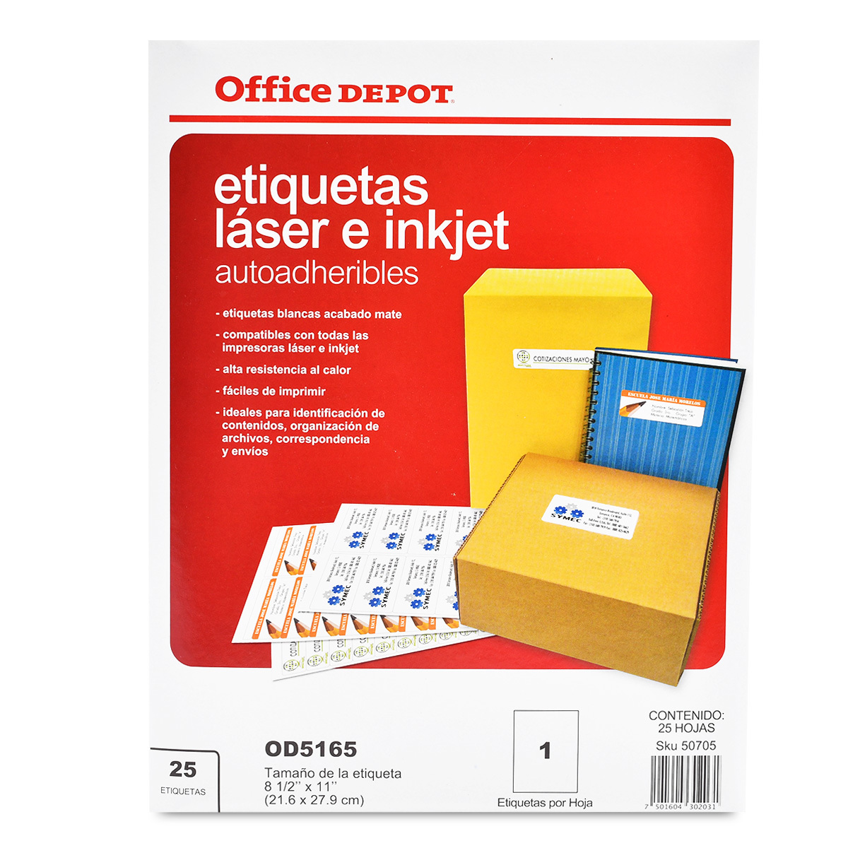 Etiquetas Din A4, Para Impresora - Material De Oficina