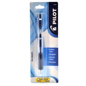 Pluma de Gel Retráctil Pilot Pen G25 / Punto extrafino / Tinta negra / 1 pieza Pluma de Gel Retráctil Pilot Pen G25 / Punto extrafino / Tinta negra / 1 pieza