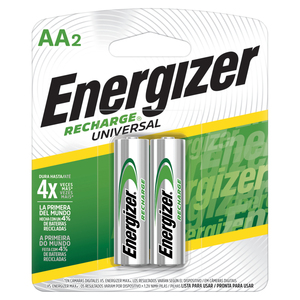 Pilas Recargables AA Energizer / Paquete 2 piezas
