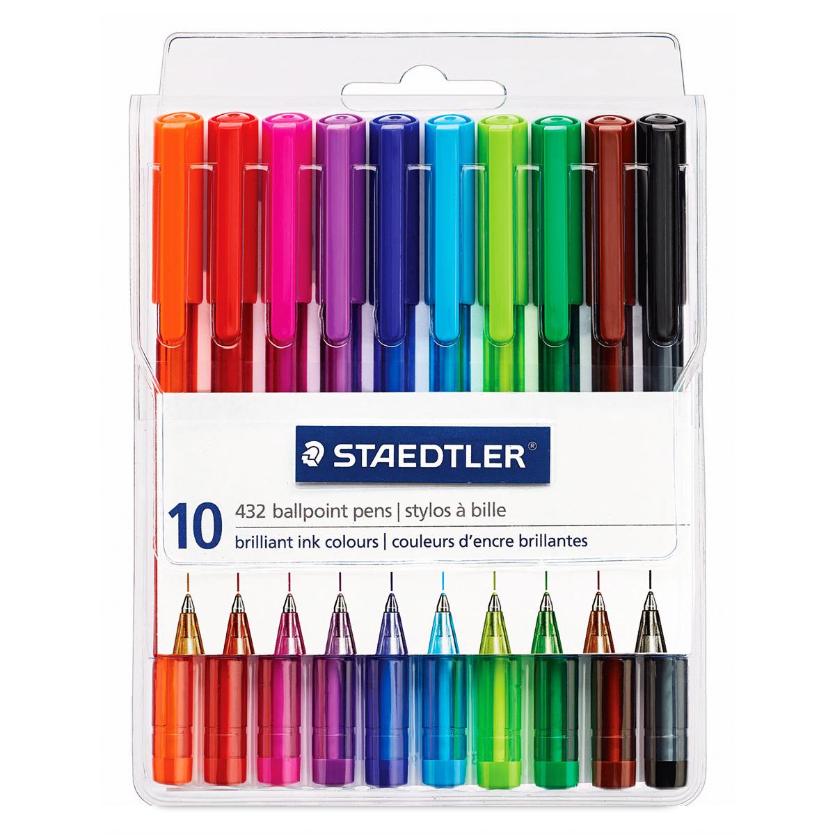Plumas Staedtler Colors mediano colores surtidos 10 piezas | Office Depot