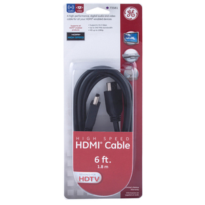 Cable HDMI General Electric 73581 / 1.8 metros / Negro