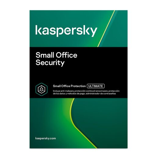 Antivirus Kaspersky Small Office Security Descargable / Licencia 2 años / 25 PC / 25 dispositivos móviles / 3 servidores de archivos