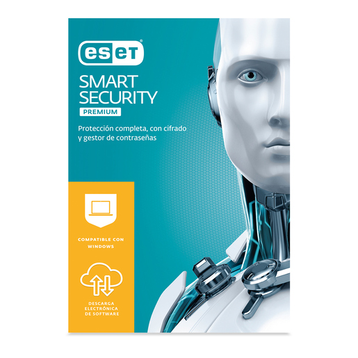 Antivirus ESET Smart Security Premium Descargable / Licencia 2 años / 6 dispositivos / PC / Laptop