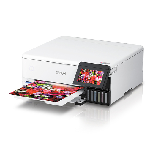 Impresora Multifuncional Epson L8160 / Tinta continua / EcoTank Fotográfico / WiFi / Blanco 