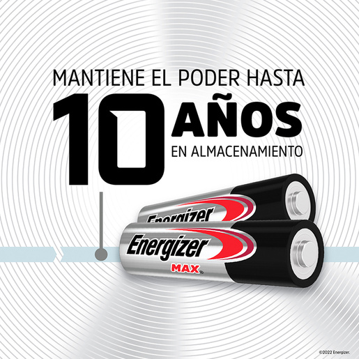 Pack de Pilas Alcalinas Energizer 12 piezas