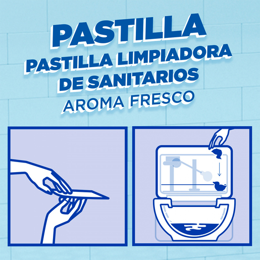 Pastilla para Baño Pato Aroma Refrescante 4 piezas