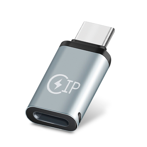 Adaptador Lightning a USB C UB Gris