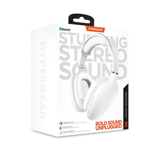 Audífonos Inalámbricos HyperGear Vibe Blanco