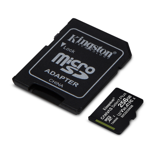 Memoria Micro SD Kingston Clase 10 256 gb