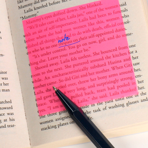 Notas Adhesivas Office Depot Pet 50 hojas Rosa