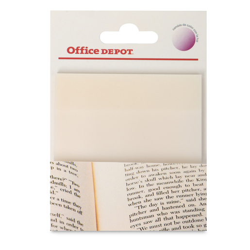Notas Adhesivas Office Depot 50 hojas Rosa/Azul Semitransparente