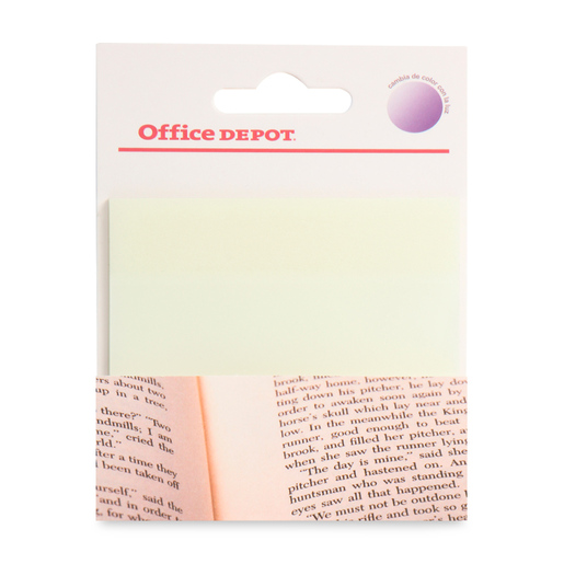 Notas Adhesivas Office Depot 50 hojas Morado/Azul Semitransparente