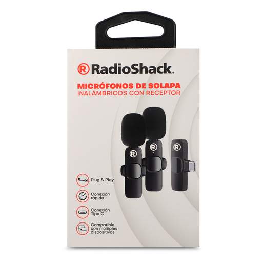 Micrófonos de Solapa Inalámbrico RadioShack 2 piezas